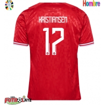 Camiseta Dinamarca Victor Kristiansen #17 Primera Equipación Eurocopa 2024 manga corta